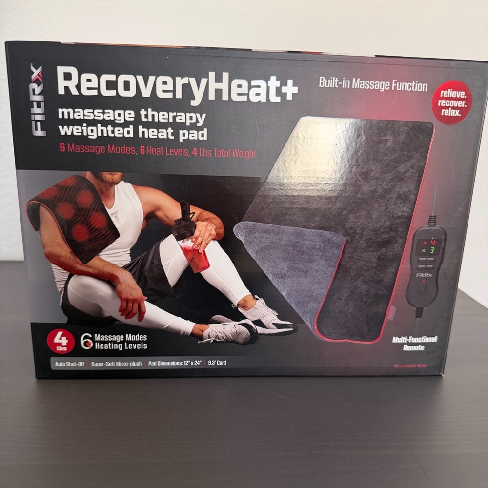 Fitrx RecoveryHeat+ Weighted Heat Pad